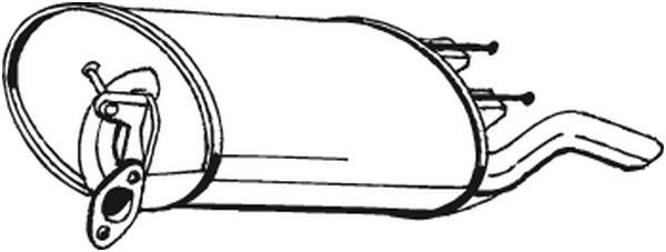 BOSAL Takaäänenvaimentaja 228-443 228-443 BOSAL Takavaimennin TOYOTA PROACE VERSO