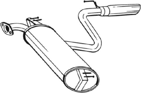BOSAL Einddemper 228-469 BOSAL 228-469 Achterdemper Elba (146) prijs