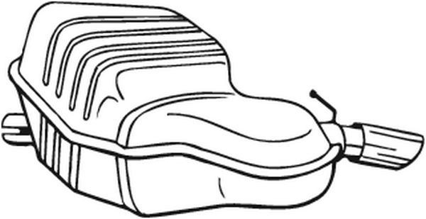 BOSAL Lõppsummuti 235-149 Summuti pütt BOSAL V90 Kombi 235-149 odav