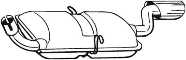 BOSAL Lõppsummuti 235-193 235-193 Summuti pütt VOLVO V90 Kombi BOSAL