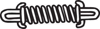 BOSAL Fjeder, udstødningsrør 251-669 BOSAL 251-669 Ford Orion 2 Monteringssæt udstødningssystem originale pris