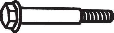 BOSAL Parafuso, sistema de escape 258-789 258-789 Kit de montagem sistema de escape FORD StreetKA BOSAL
