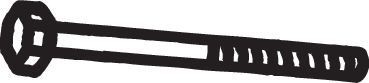 BOSAL Βίδα, σύστημα εξάτμισης 258-907 BOSAL 258-907 Σετ τοποθ καταλύτης Chevrolet Spark M200 φθηνά