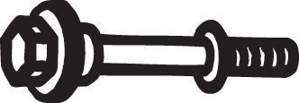 BOSAL Βίδα, σύστημα εξάτμισης 258-944 BOSAL 258-944 Σετ τοποθ καταλύτης Rover 200 Coupe φθηνά
