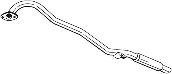 Panela de escape traseira BOSAL 278-549 BOSAL 278-549: Panela de escape traseira Ford MAVERICK 2017