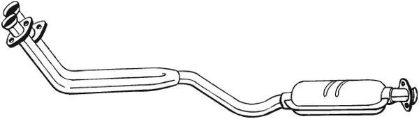 BOSAL Silenziatore anteriore 281-299 281-299 costo Marmitta anteriore Volkswagen CADDY BOSAL