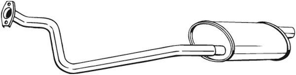 BOSAL Voordemper 282-379 282-379 Voordemper MINI Hatchback BOSAL