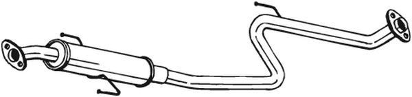 BOSAL Mellempotte 283-163 283-163 BOSAL Mellempotte Toyota billig