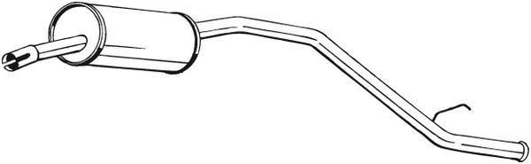 BOSAL Einddemper 283-295 Lancia DEDRA Einddemper BOSAL 283-295
