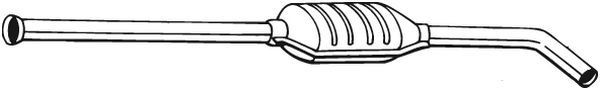 BOSAL Μεσαίο σιλανσιέ 283-567 BOSAL 283-567 Μεσαίο καζανάκι εξάτμισης Renault Megane 1 Grandtour τιμες