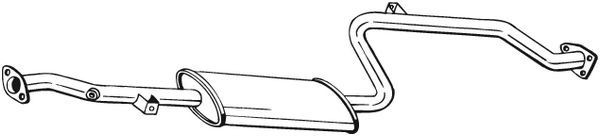 Mittelschalldämpfer BOSAL 285-065 BOSAL 285-065 MSD Attrappe MITSUBISHI CARISMA 2004 Kosten