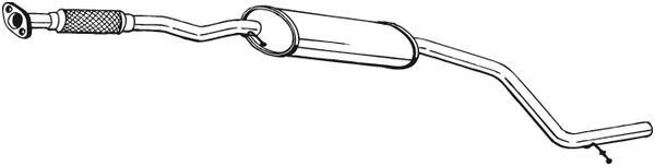 BOSAL Μεσαίο σιλανσιέ 285-795 BOSAL 285-795 Μεσαίο σιλανσιέ Ford Mondeo GBP φθηνά