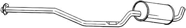 BOSAL Silencieux intermédiaire 286-007 Volvo S70 Silencieux intermédiaire BOSAL 286-007