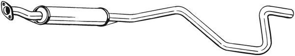 Uitlaat middendemper BOSAL 286-071 BOSAL 286-071: Uitlaat middendemper Land Rover RANGE ROVER 2008