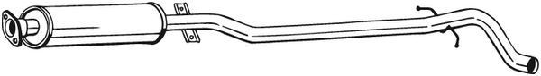 BOSAL Kesksummuti 286-185 BOSAL 286-185 Kesksummuti Jaguar F-PACE originaal