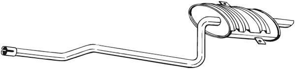 BOSAL Bagpotte 286-319 BOSAL 286-319 Toyota Corolla E110 Compact Bagpotte til en rimelig pris