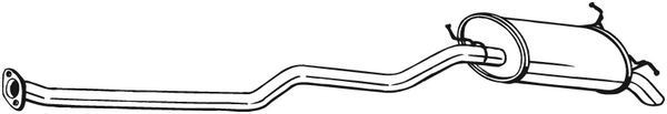 BOSAL Endschalldämpfer 287-473 BOSAL 287-473 Endschalldämpfer