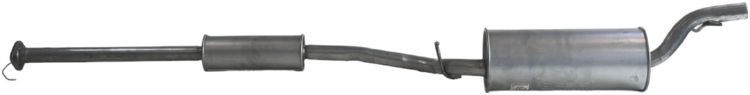 BOSAL Vidējais izpl. gāzu trokšņa slāpētājs 288-203 Vidējais trokšņa slāpētājs Mazda DE 288-203 BOSAL