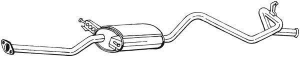 BOSAL Endschalldämpfer 288-217 288-217 BOSAL Mitsubishi Lancer 7 Endschalldämpfer Kosten