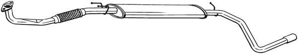 BOSAL Mellempotte 290-305 Mellempotte BOSAL IDEA 290-305 billig
