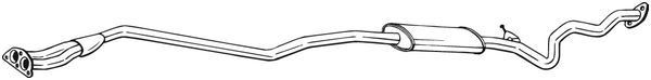 BOSAL Uitlaat middendemper 293-009 BOSAL 293-009 Uitlaat middendemper BMW F32 goedkoop