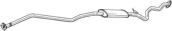 BOSAL Mellempotte 293-011 BOSAL 293-011 originale BMW E10 Mellempotte hvad koster