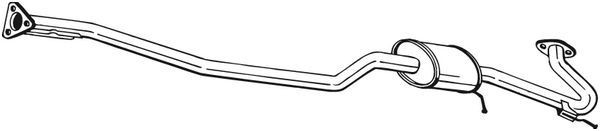 BOSAL Midtre lydpotte 293-129 Midtre lyddemper BOSAL HR-V 293-129 billige