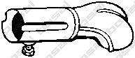 BOSAL Exhaust Pipe 318-221 BOSAL 318-221 VOLVO 850 exhaust pipe replacement