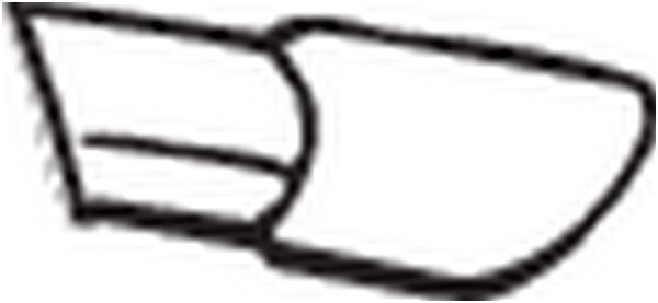 BOSAL Udstødningsrør 318-263 318-263 Udstødningsrør BOSAL VOLVO C70