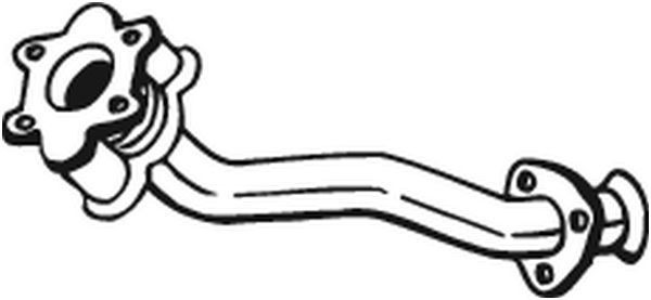 BOSAL Voorpijp 737-257 BOSAL 737-257 Tussenpijp Seat Ibiza 6k originele prijs