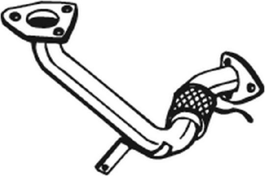 BOSAL Udstødningsrør 737-395 737-395 Rør til udstødning LAND ROVER FREELANDER BOSAL