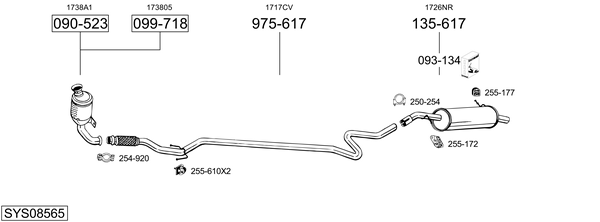 BOSAL Tubo de escape 753-833 BOSAL 753-833 Tubos de escape Gen-2 (CM_) preço