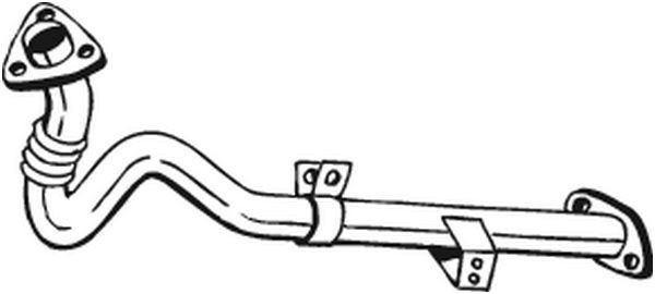 BOSAL Voorpijp 770-587 Toyota 4 RUNNER Tussenpijp BOSAL 770-587