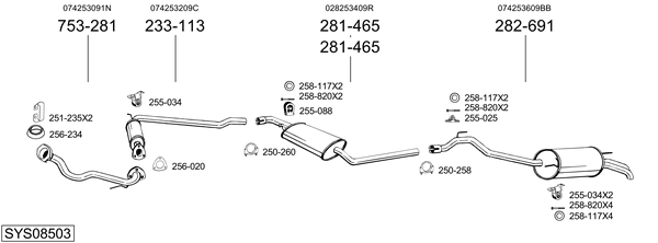 BOSAL Eksosrør 778-879 BOSAL 778-879 Eksosrør Lada 2112 pris