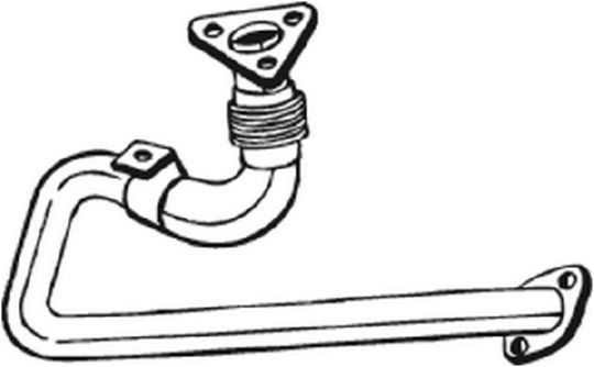 BOSAL Exhaust Pipe 785-039 BOSAL 785-039 genuine Toyota Land Cruiser 60 exhaust pipe price