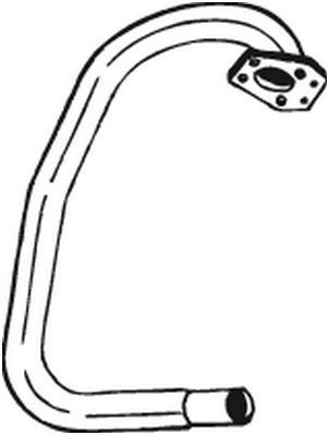 BOSAL Exhaust Pipe 785-497 BOSAL 785-497 VW T3 Transporter exhaust pipe price