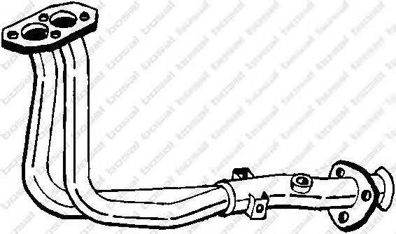 BOSAL Tubo gas scarico 802-425 BOSAL 802-425 Tubo gas scarico