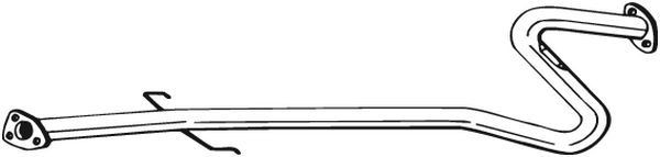 BOSAL Avgasrör 851-357 BOSAL 851-357 Avgasrör PORSCHE MACAN original