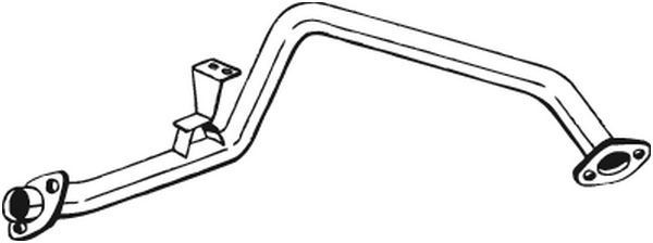 BOSAL Udstødningsrør 885-039 BOSAL 885-039 originale Toyota Celica T20 Udstødningsrør hvad koster