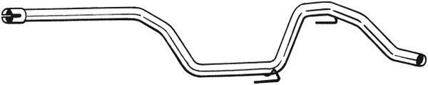 BOSAL Udstødningsrør 900-015 BOSAL 900-015 Udstødningsrør