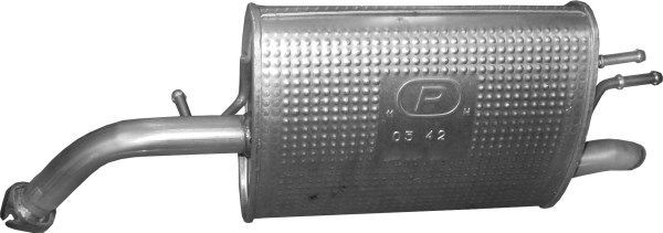 Einddemper POLMO 05.42 POLMO 05.42: Achterdemper Chevy CORVETTE 2002