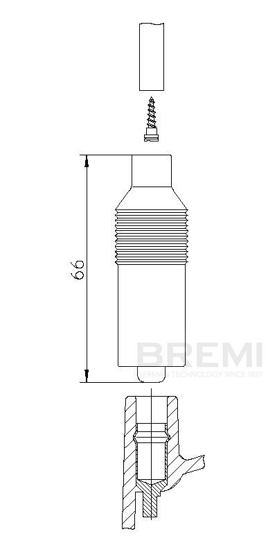 BREMI Fiche, bobine d'allumage 10223/1 Fiche bougie d'allumage BREMI DEDRA 10223/1 pas cher