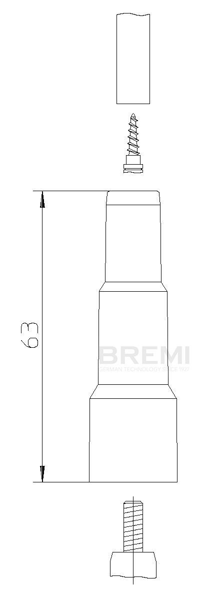BREMI Φις, μπουζί 10229N1 Φις, μπουζί BREMI Porsche CAYMAN 10229N1