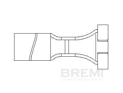 BREMI Manicotto spina, Cavo accensione 13200/6 BREMI 13200/6 costo Cappuccio, candela d'accensione VW Derby 86 originale