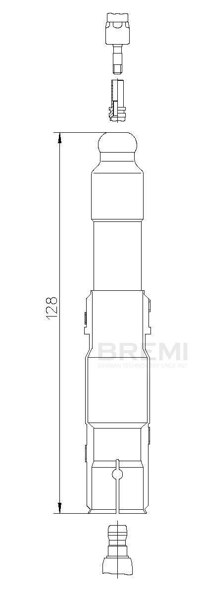 BREMI Fiche, bougie d'allumage 13229/1 13229/1 Fiche bougie d'allumage BREMI LANCIA DEDRA