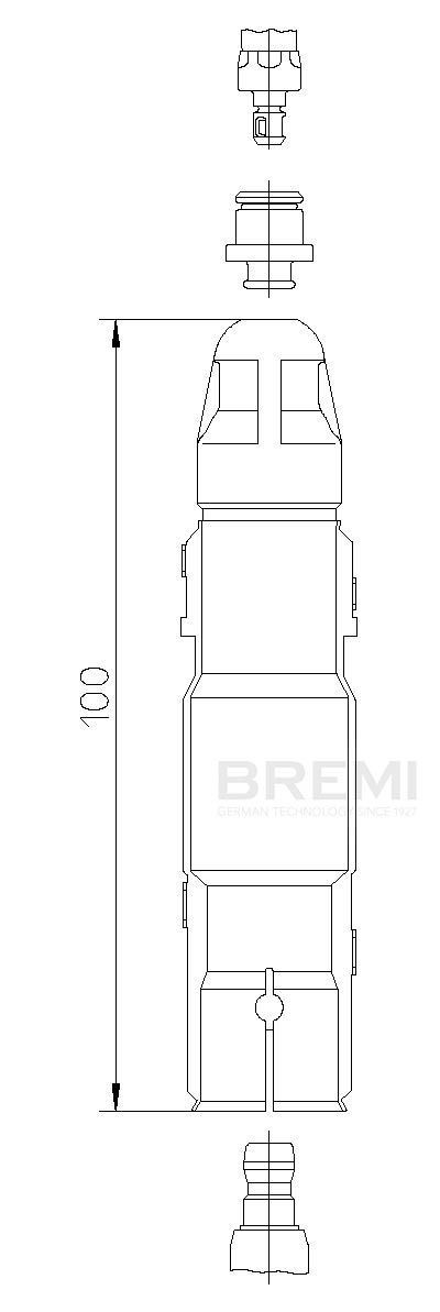 BREMI Φις, μπουζί 13297A5 BREMI 13297A5 Φις, μπουζί Toyota HIACE γνήσια