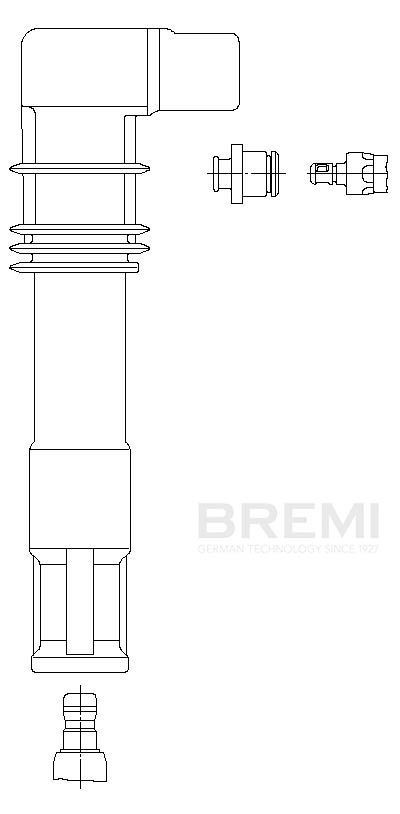 BREMI Pistik, süüteküünal 13309A5 BREMI 13309A5 Pistik, süüteküünal Seat Cordoba 6K1 odav