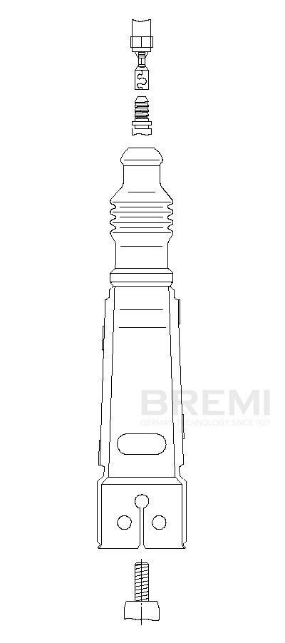BREMI Stik, tændrør 13338A5 BREMI 13338A5 originale Fiat 124 Sport Spider Stik, tændrør hvad koster