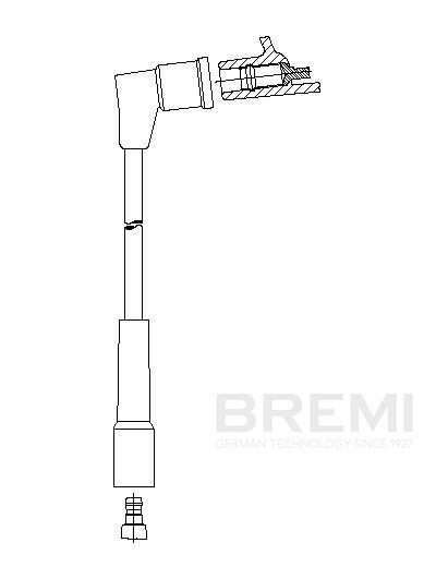 BREMI Ignition lead 311/70 HONDA CIVIC BREMI ignition leads 31170