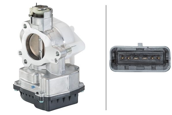 HELLA Corpo de borboleta 8UK 007 623-341 Borboleta de distribuição alimentação de ar HELLA Ford S-MAX 8UK 007 623-341